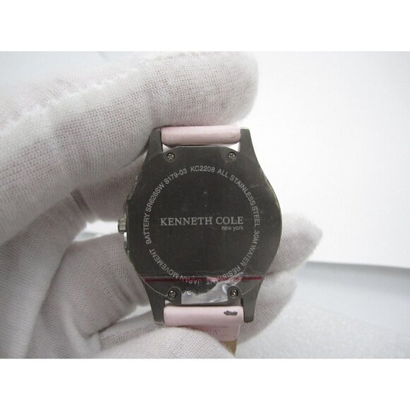 Women Kenneth Cole New York Quartz WR Analog 34mm Dial Causal  Pink Watch (F844)